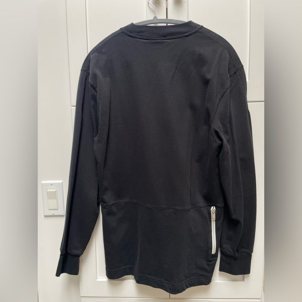 Nike Sportswear Premium Essentials Mock Neck Shirt Black Men's Small - Picture 2 of 7